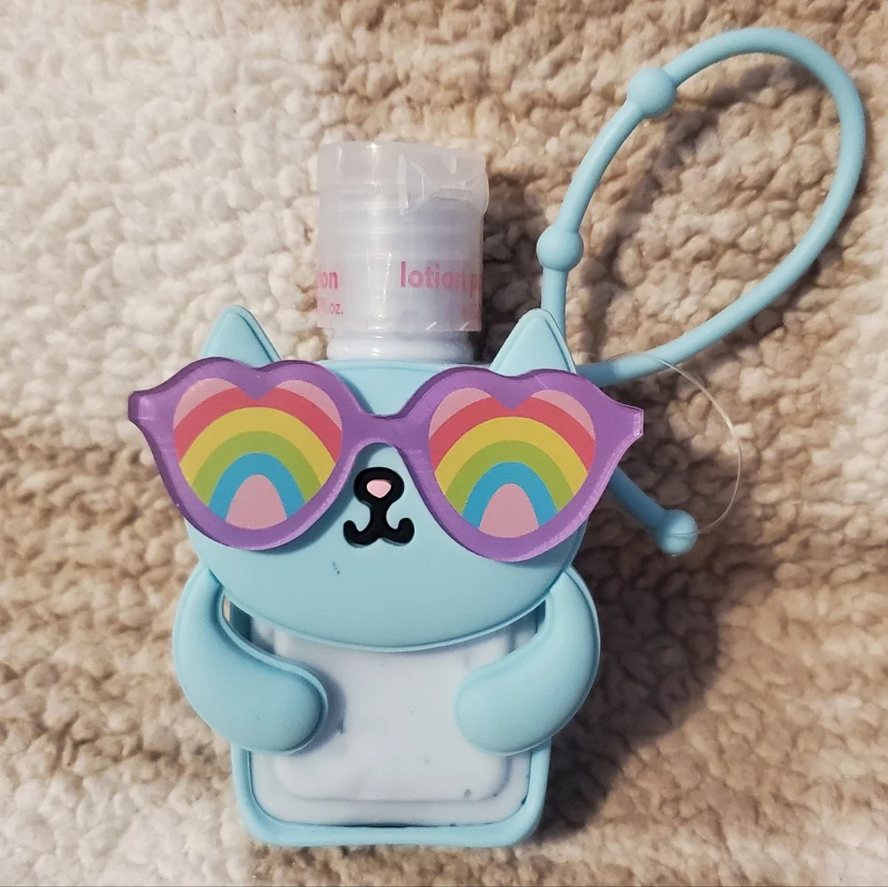 5 for $25 | NWOT Claire's Kitty with Sunglasses Holder and Scented Hand Lotion